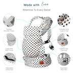 Baby Carrier for Newborn to Toddler, 7-35 lbs Weight Capacity, Ergonomic - Image 5
