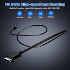 500W Fast Charging 8 Port USB C Charger Block - Image 3