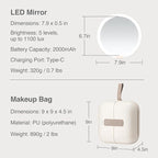 AMIRO M2 Travel Makeup Bag - Image 5