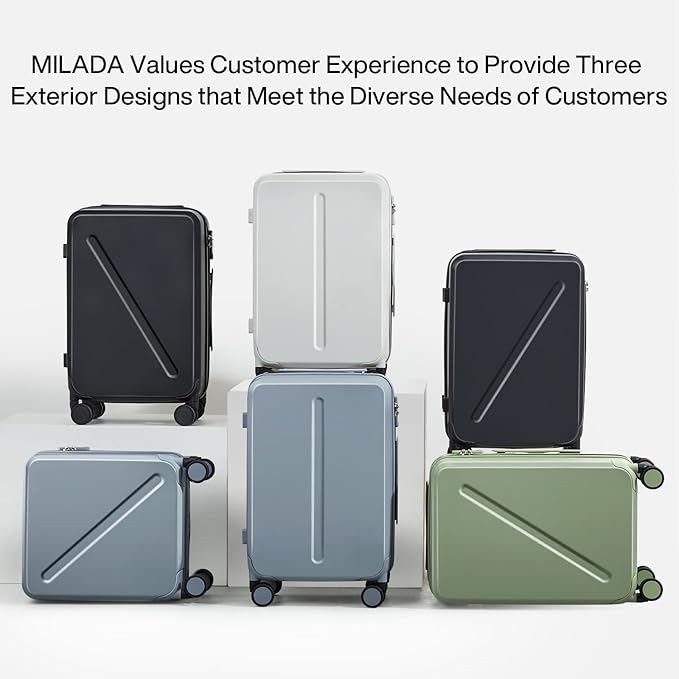 MILADA Underseat Carry On Luggage - Image 9