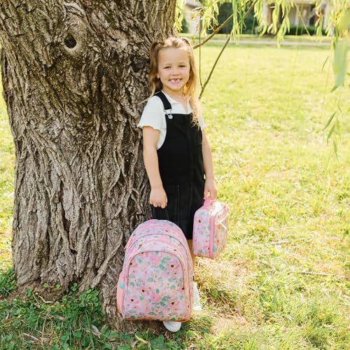 JumpOff Jo Insulated Lunch Box (9.75 x 7 x 3.25 inches / Floral Watercolor)