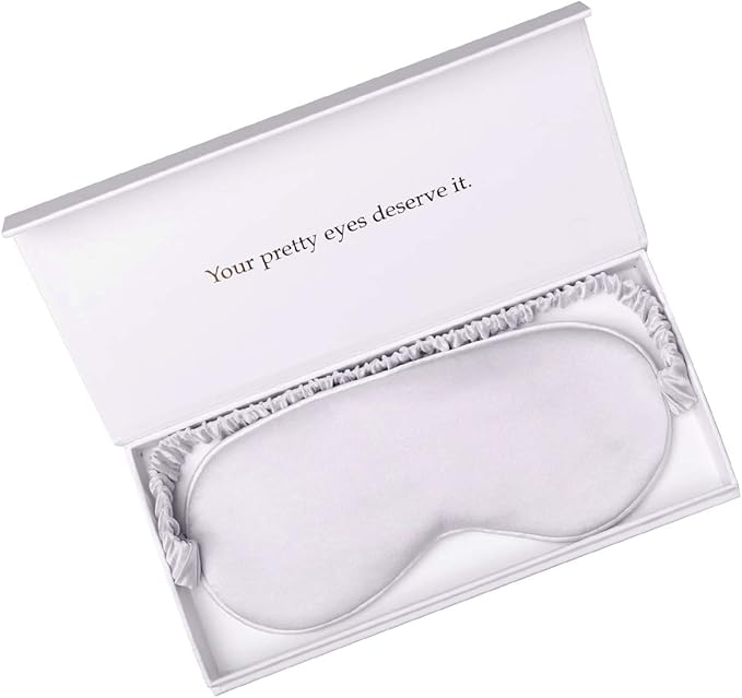 Silk Sleep Mask Light Blocking Luxury 100% Mulberry 19mm Silk Eye Mask Eye - Image 9