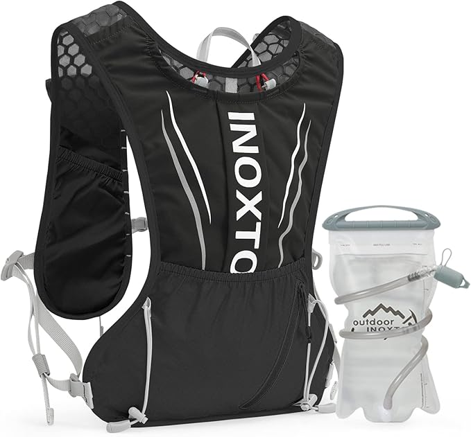 Running Hydration Vest for Men Women Water Backpack for Running 3L Running by IX+INOXTO