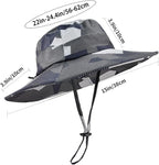 Sun Hats for Men Women Fishing Hat UPF 50+ Breathable Wide Brim Summer UV - Image 4