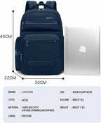 Multi-Functional Travel Laptop Backpack, Water-Resistant Large Capacity Bookbag - Image 4