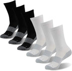 FOOTPLUS Hiking Copper Compression Socks, Unisex Cushioned Sole Arch Support by FOOTPLUS
