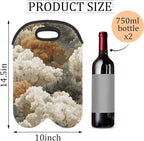 Neoprene Wine Tote, Bottle Carrier Gag Insulating Neoprene Thicker, Insulated - Image 2