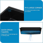30 Granite Composite Kitchen Sink - Image 9