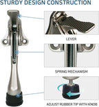 One Touch Kickdown Door Stopper, Door Holder, Heavy Duty Door Stops, Bottom of - Image 4