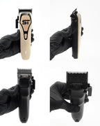 Supreme Trimmer Darkstar 72 Clipper with Magnetic Vector Motor | 180 Min Run Time, 9000 RPM Barber Hair Clipper | Low Noise, Professional Clipper DLC Blades | STC72