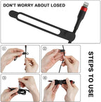Nearockle 24Pcs Silicone Cable Straps Cord Organizer - Image 3