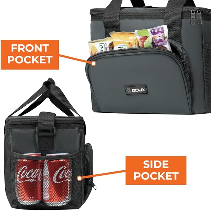 OPUX Soft Cooler Bag, Insulated Collapsible Soft Sided Cooler Lunch Cooler Bag - Image 5