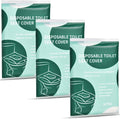 30 Pcs Disposable Flushable Paper Toilet Seat Covers Travel Supplies Essentials by KISEER