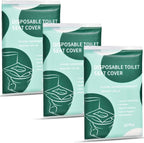 30 Pcs Disposable Flushable Paper Toilet Seat Covers Travel Supplies Essentials by KISEER