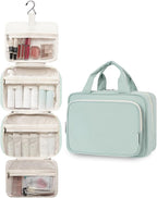 Travel Toiletry Bag for Women Large Hanging Makeup Bag Organizer Toiletries Bag - Image 4