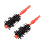 uxcell Plastic Handle Hair Brush Salon Styling Bristles Comb Makeup Tool 2Pcs
