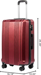 Coolife Luggage Suitcase PC+ABS - Image 8