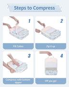 Narwey 6 Set Compression Packing Cubes - Image 5