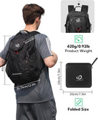 WATERFLY Lightweight Packable Hiking Backpack: 30L Foldable Travel Daypack - Image 2