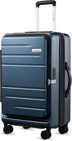 LUGGEX 24 Inch Luggage with Spinner Wheels, Expandable PC Hard Shell Checked by LuggeXLUGGAGE