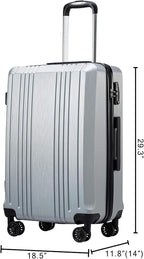 Coolife Luggage Suitcase PC+ABS - Image 8