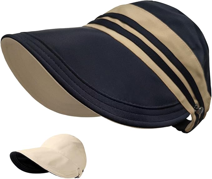Sun Hats for Womens Wide Brim UV Protection Fishing Hats Packable Reversible by huablo