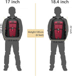 LOVEVOOK Large Backpack for Men 18.4 inch Heavy Duty Travel Laptop Backpack - Image 3