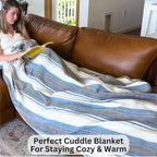 Alpaca Wool Throw Blanket | Super Soft, Lightweight, Breathable and - Image 7
