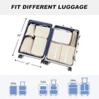9 Set Packing Cubes for Suitcases, Aydicon Travel Luggage Packing Organizers - Image 3