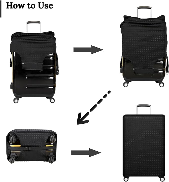 Luggage Cover, Protective Washable Suitcase Cover - Image 7