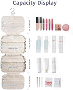 Narwey Hanging Toiletry Bag for Women Travel Makeup Bag Organizer Toiletries - Image 4