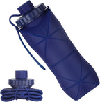 YCT Collapsible Silicone Travel Water Bottle 20oz, Reuseable Leakproof BPA Free by YCT