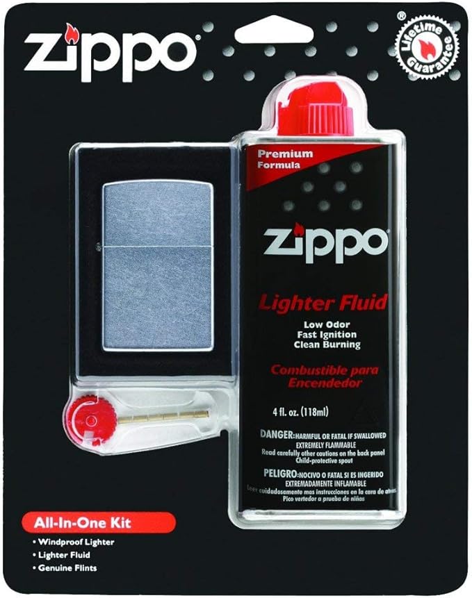 Zippo All-in-One Kit with Street Chrome Windproof Lighter - Image 2