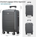 Hanke 26 Inch Luggage Large Suitcase - Image 2