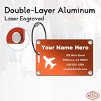 Personalized Luggage Tags: Custom Metal Luggage Tags - Image 4