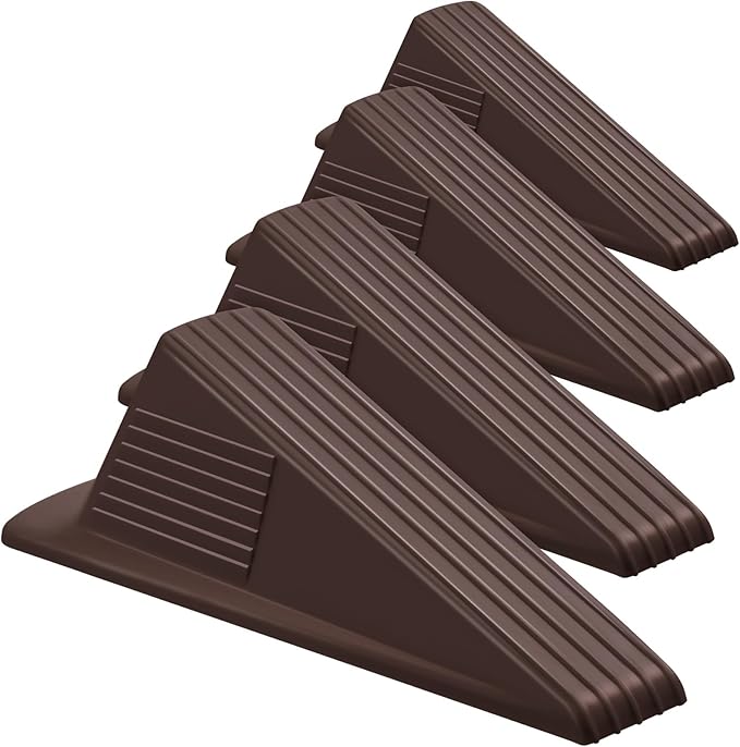 Frienda 4 Pcs Jumbo Door Stoppers Heavy Duty Door Stopper Tall up to 2inch Tall by Frienda