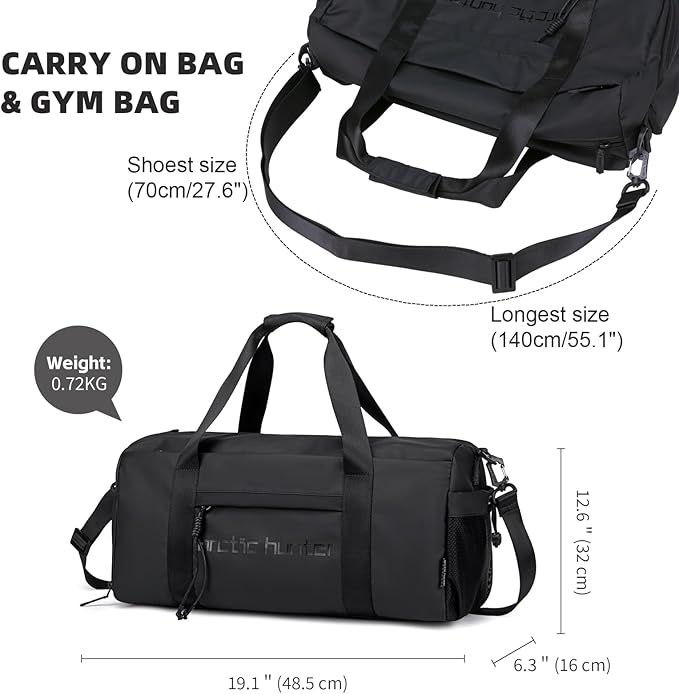 Small Gym Bag Duffel Bag for Men Women - Image 2