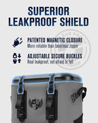 Magnetic Soft Cooler, Zipperless Soft Sided Cooler Bag - Image 2