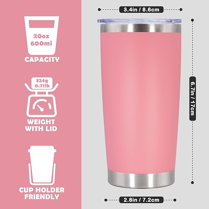 20oz Tumbler Stainless Steel Tumbler Cup - Image 4