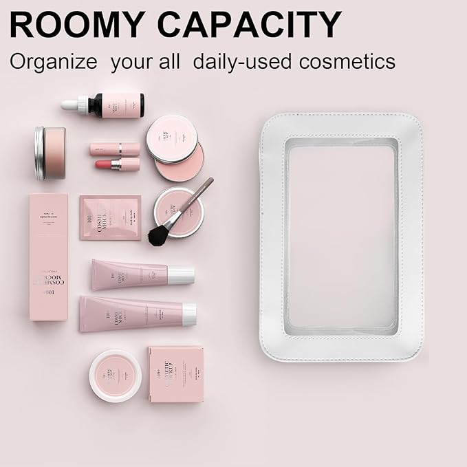 LETGO Clear Makeup Bags, TSA Approved Toiletry Bag - Image 4