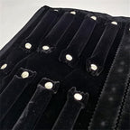 Velvet Travel Jewelry Case Roll Bag Organizer - Image 8