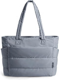 BAGSMART Tote Bag for Women, Lightweight Puffy Tote Bag by BAGSMART