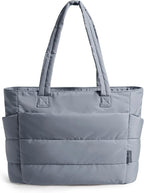BAGSMART Tote Bag for Women, Lightweight Puffy Tote Bag by BAGSMART