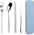 5 Piece Rsiynax Portable Travel Utensils Set by Rsiynax