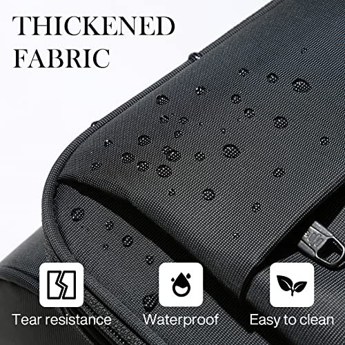 24 Inch Expandable Luggage Large Suitcases with Wheels Softside Checked Luggage Rolling Suitcase with Lock Lightweight Travel Luggage for Men and Women 24 Inch Luggage (Dark Gray / 24 Inch)