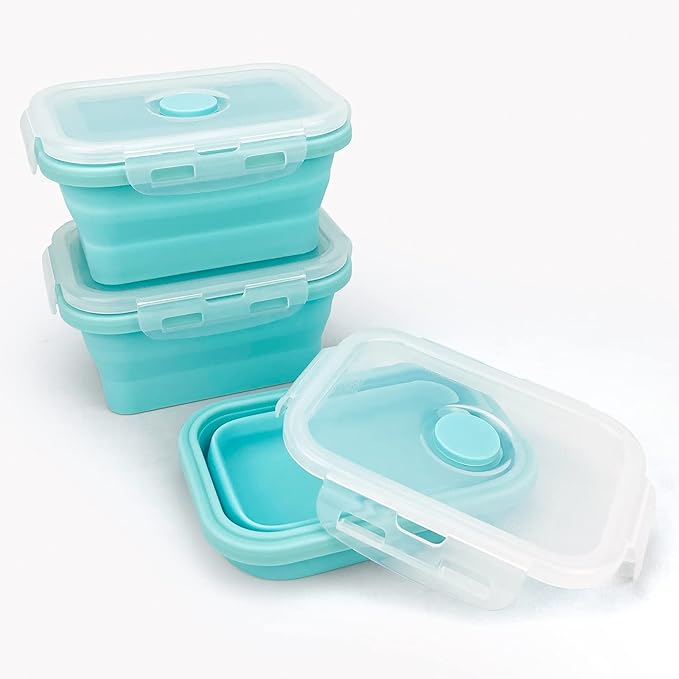 CCyanzi 3piece Collapsible Food Storage Containers - Image 3