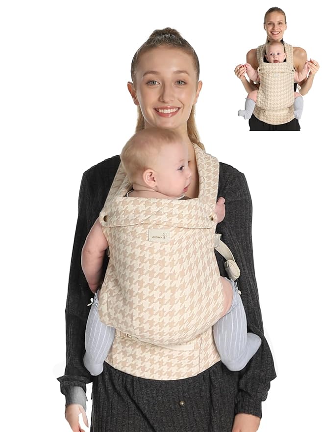 GROWNSY Baby Carrier Newborn to Toddler, Ergonomic Baby Toddler Carrier Wraps by GROWNSY