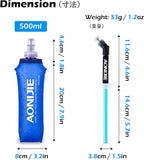 TRIWONDER Collapsible Water Bottles TPU Soft Flask Running Bottles BPA-Free - Image 2