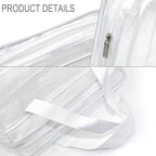 APREUTY Clear Makeup Bags, TSA Approved 6Pcs Cosmetic Makeup Bags Set Clear PVC - Image 8