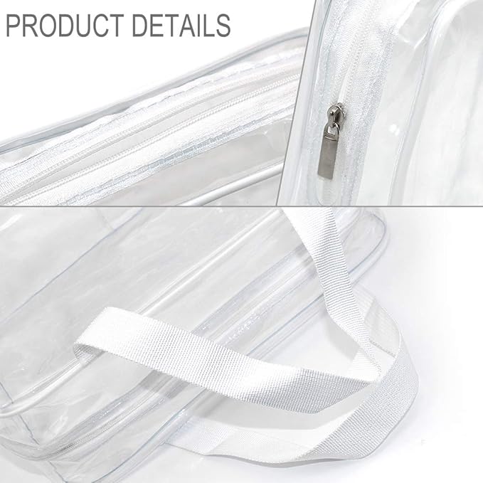 APREUTY Clear Makeup Bags, TSA Approved 6Pcs Cosmetic Makeup Bags Set Clear PVC - Image 8